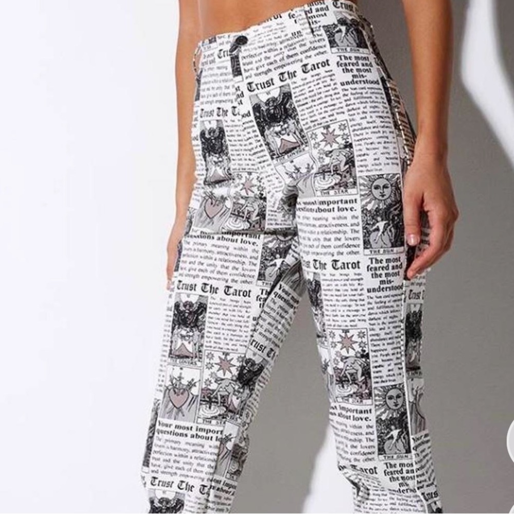 Motel rocks pattern pants